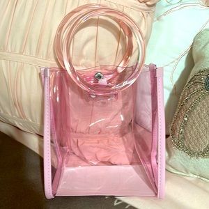 Pink cosmetic bag
